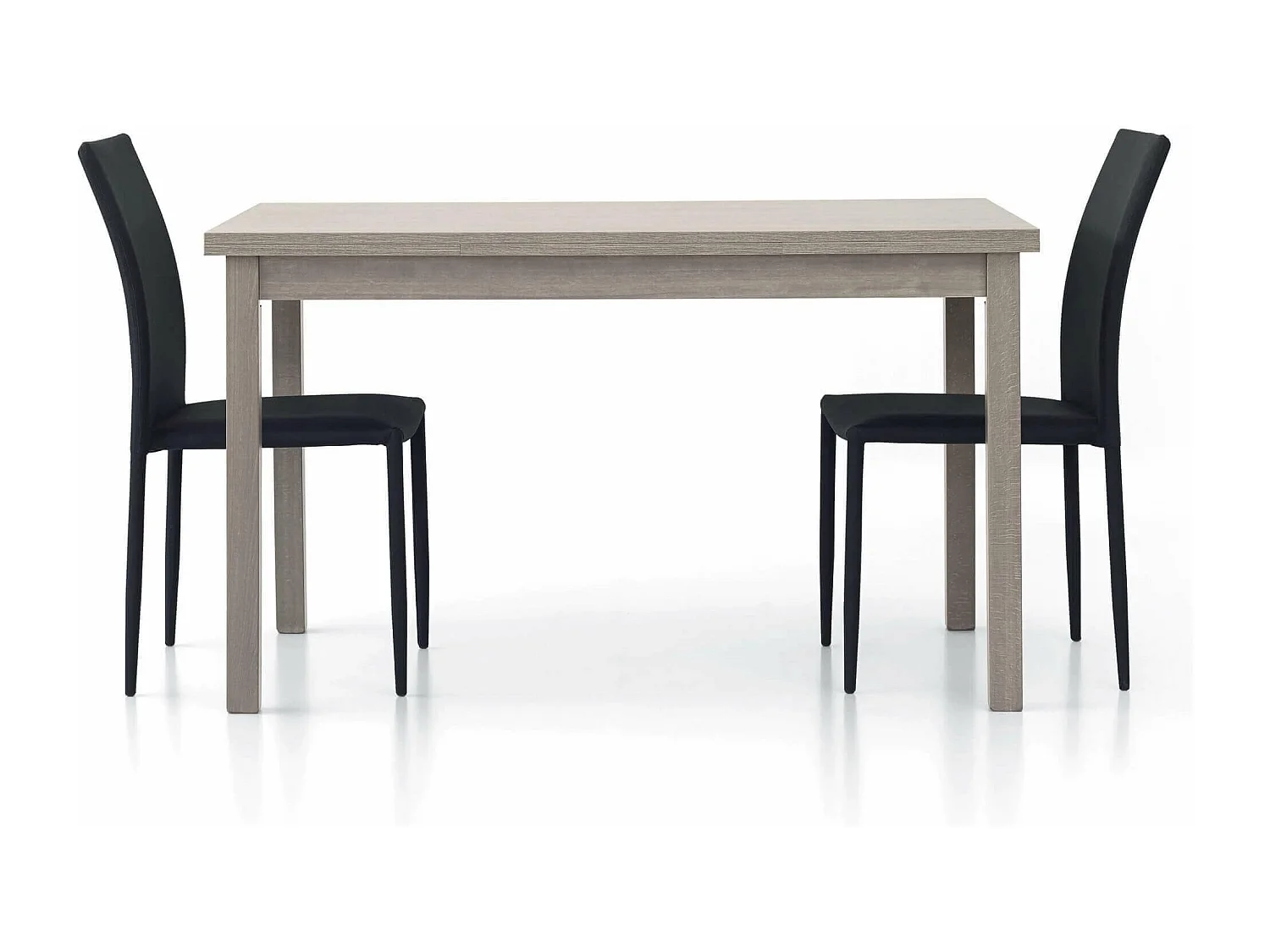 MilaniHome.it - Tavolo Da Pranzo Moderno Di Design Allungabile In Rovere 80x130/170/210di coloreGrigio