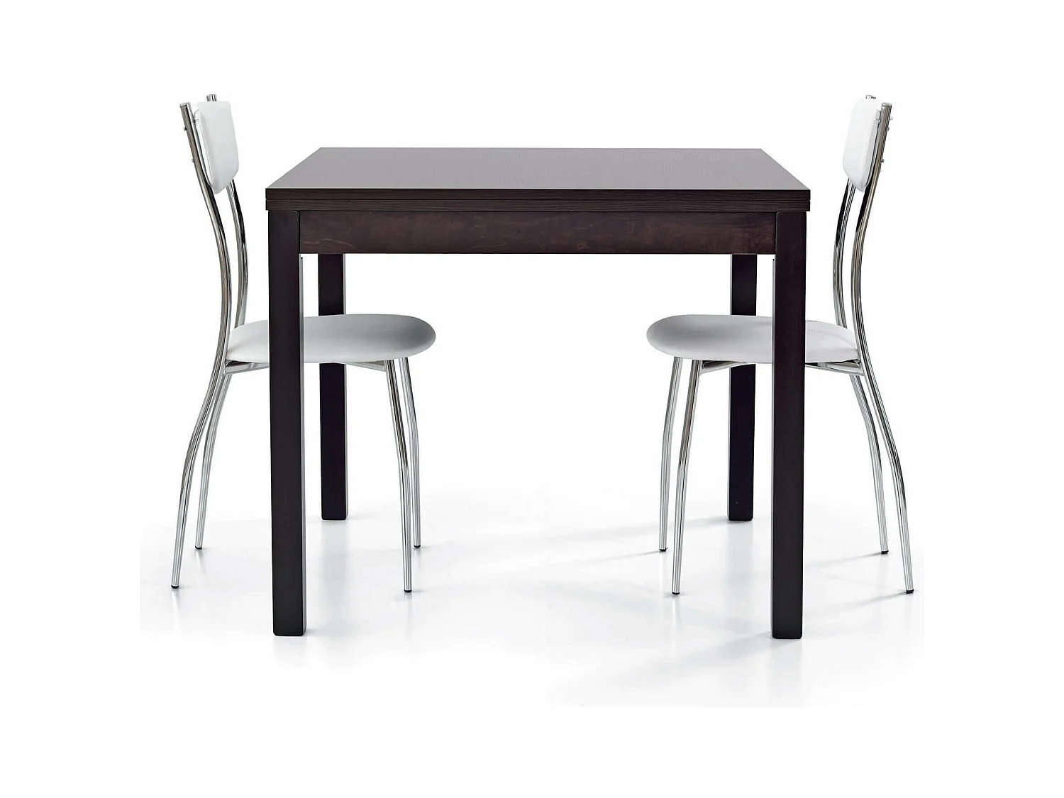 MilaniHome.it - Tavolo Da Pranzo Moderno Di Design Apribile A Libro RovereCm 90x90/180 Per Interno Sala Da Pranzodi coloreMarrone