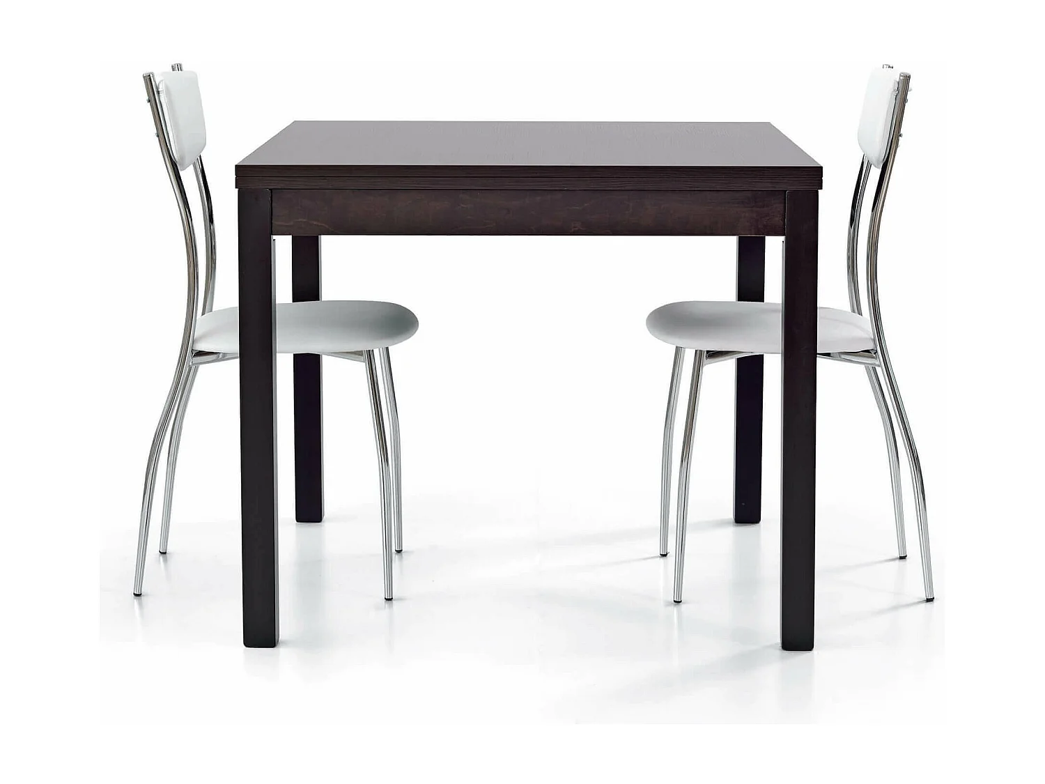 MilaniHome.it - Tavolo Da Pranzo Moderno Di Design Apribile A Libro RovereCm 90x90/180 Per Interno Sala Da Pranzodi coloreMarrone