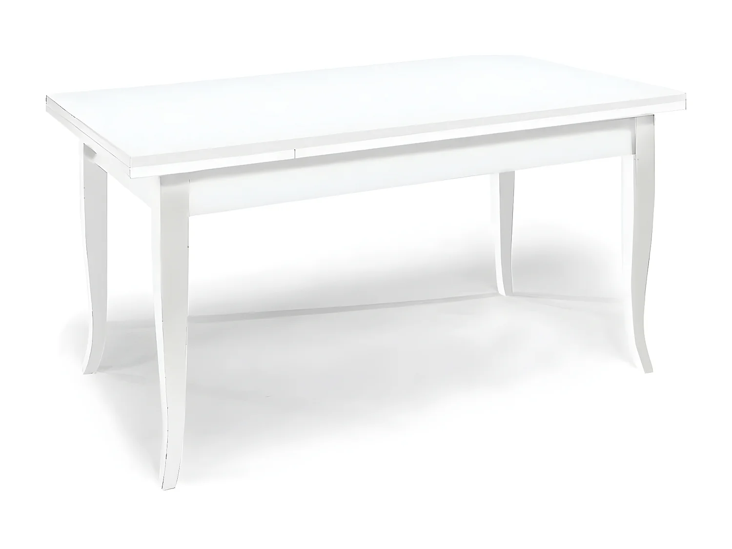 MilaniHome.it - Tavolo Da Pranzo Allungabile Bianco Cm 80x140/180/220 Per Interno Sala Da Pranzo Arte Poveradi coloreBianco