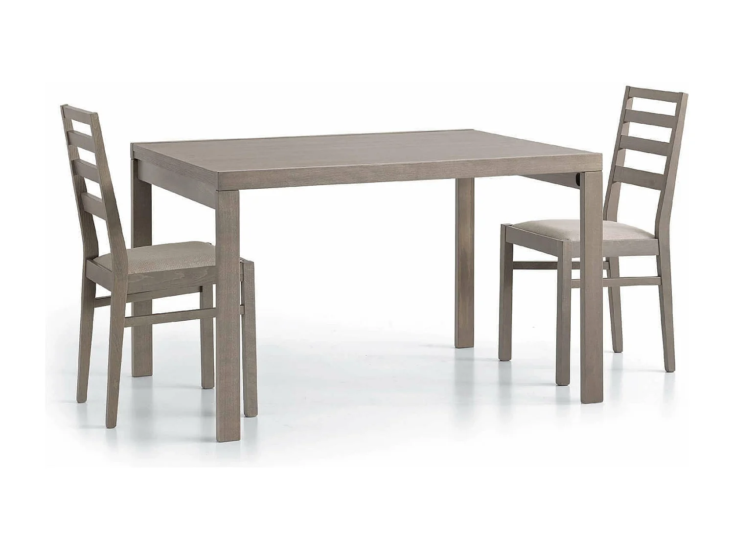 MilaniHome.it - Tavolo Da Pranzo Moderno Di Design Allungabile A Libro 90x120/240di coloreTortora