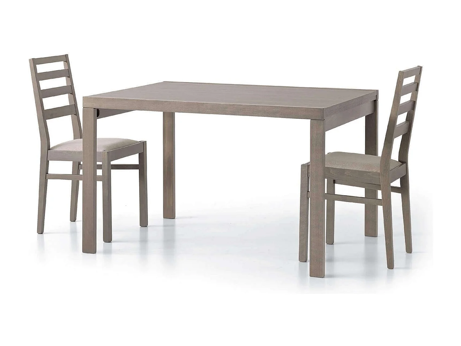 MilaniHome.it - Tavolo Da Pranzo Moderno Di Design Allungabile A Libro 90x120/240di coloreTortora