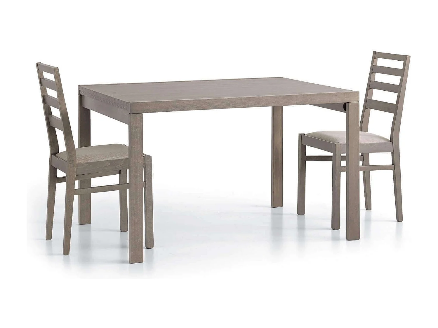 MilaniHome.it - Tavolo Da Pranzo Moderno Di Design Allungabile A Libro 90x120/240di coloreTortora