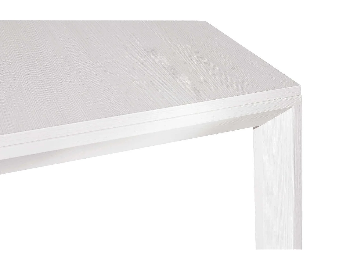 MilaniHome.it - Tavolo Da Pranzo Moderno Di Design Allungabile Frassinato 70x110/160di coloreBianco