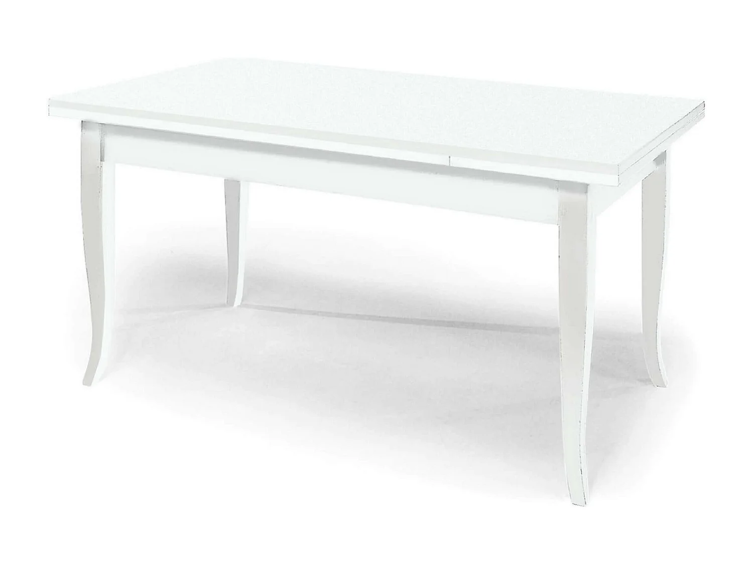 MilaniHome.it - Tavolo Da Pranzo Allungabile In Legno Massello 85x160/200/240di coloreBianco