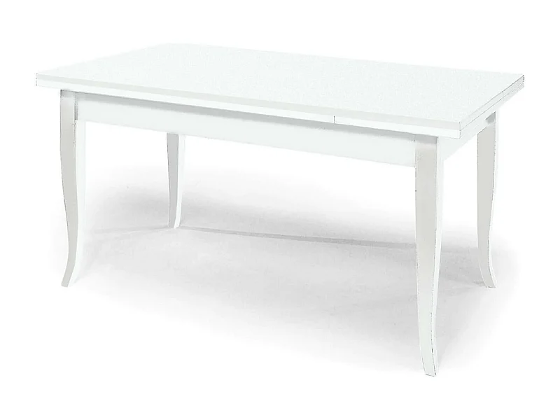 MilaniHome.it - Tavolo Da Pranzo Allungabile In Legno Massello 85x160/200/240di coloreBianco