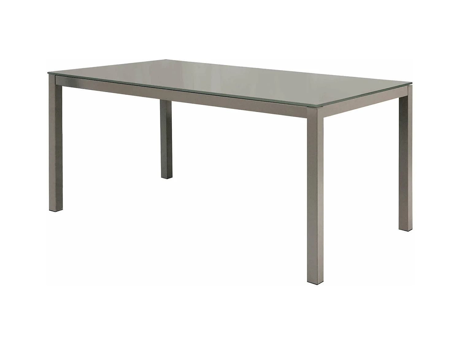 MilaniHome.it - Tavolo Da Pranzo Moderno Di Design Allungabile Cm 90x160/210/260 Tortora Con Piano In Vetro Per Interno Casa Sala Da Pranzodi coloreTrasparente