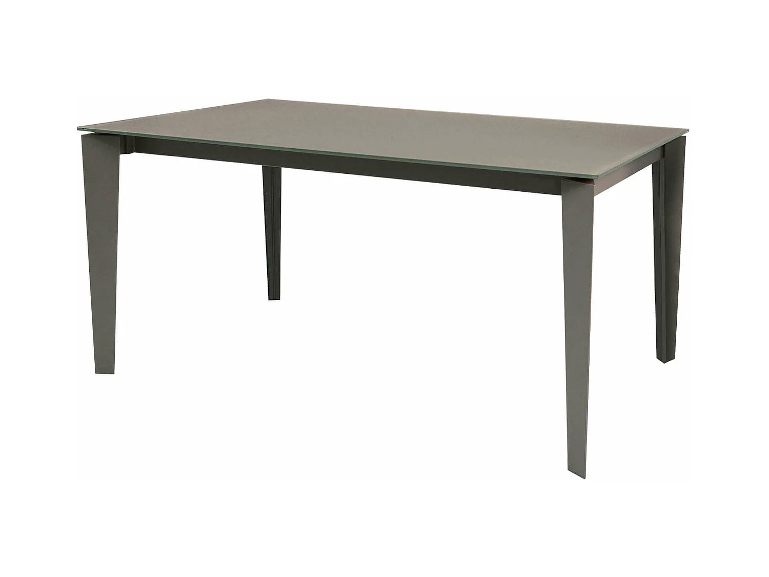 MilaniHome.it - Tavolo Da Pranzo Moderno Di Design Allungabile Cm 90x140/180/220 Tortora Con Piano In Vetro Per Sala Da Pranzo Ristorantedi coloreTrasparente