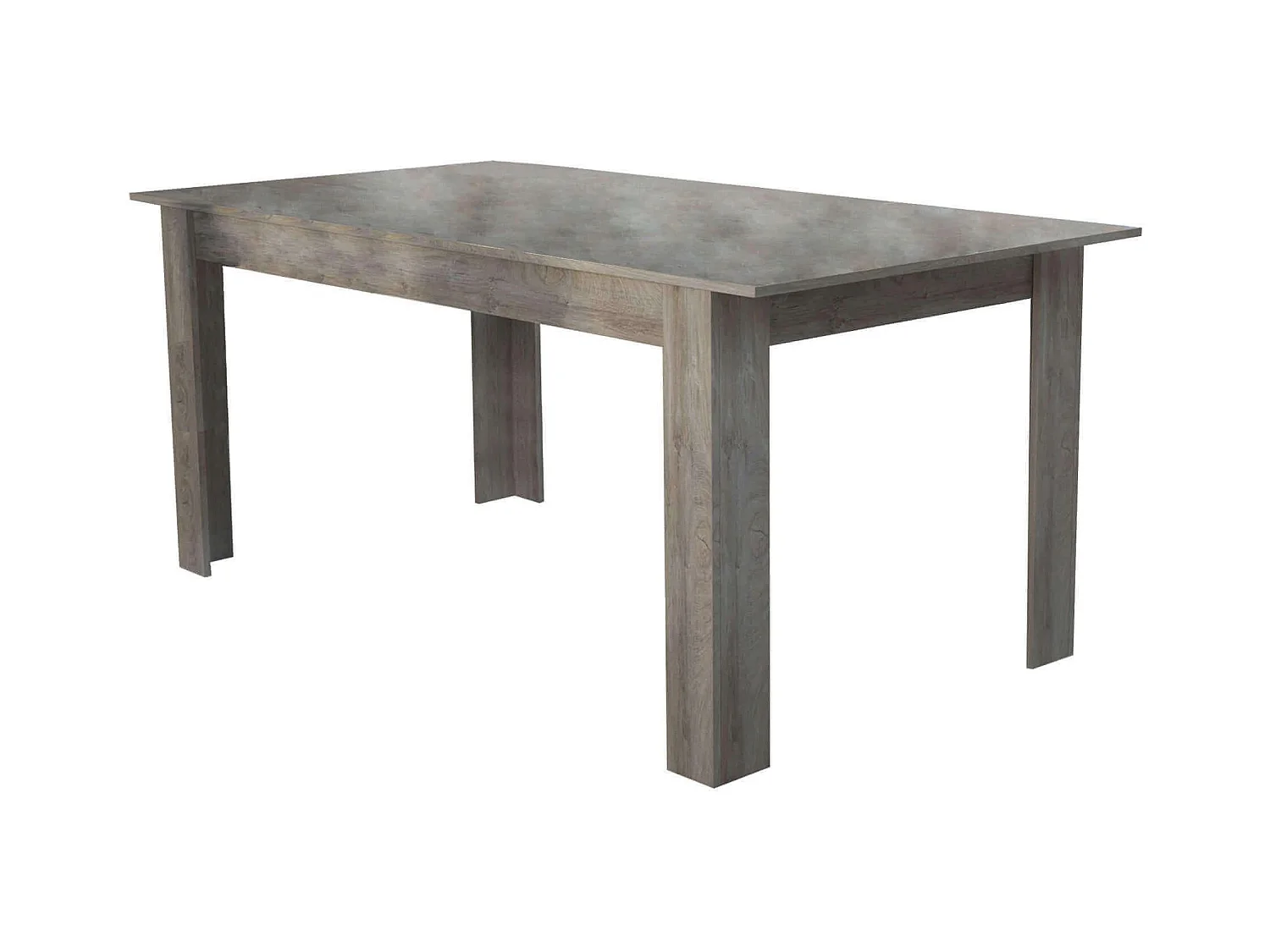 MilaniHome.it - tavolo da pranzo allungabile in legno di design per sala da pranzo 160/200x90x75 hdi coloreRovere grigio