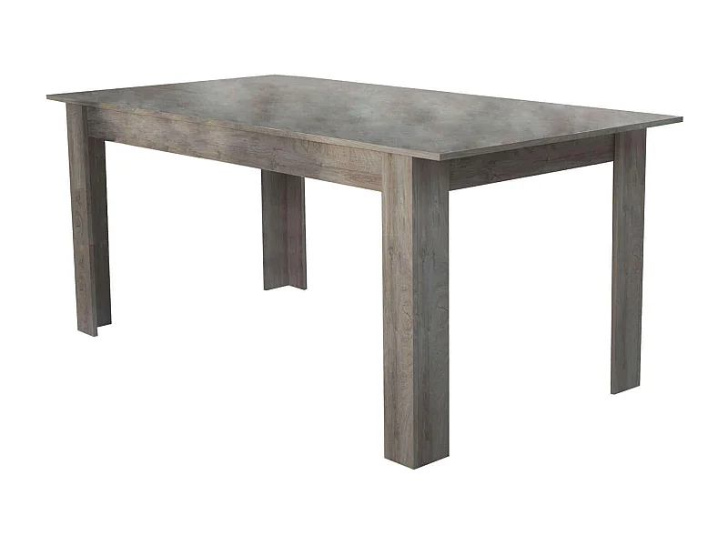 MilaniHome.it - tavolo da pranzo allungabile in legno di design per sala da pranzo 160/200x90x75 hdi coloreRovere grigio