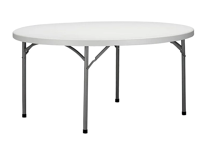 MilaniHome.it - tavolo catering 120 cm di design moderno industrial cm diametro 120 x 74 hdi coloreBianco