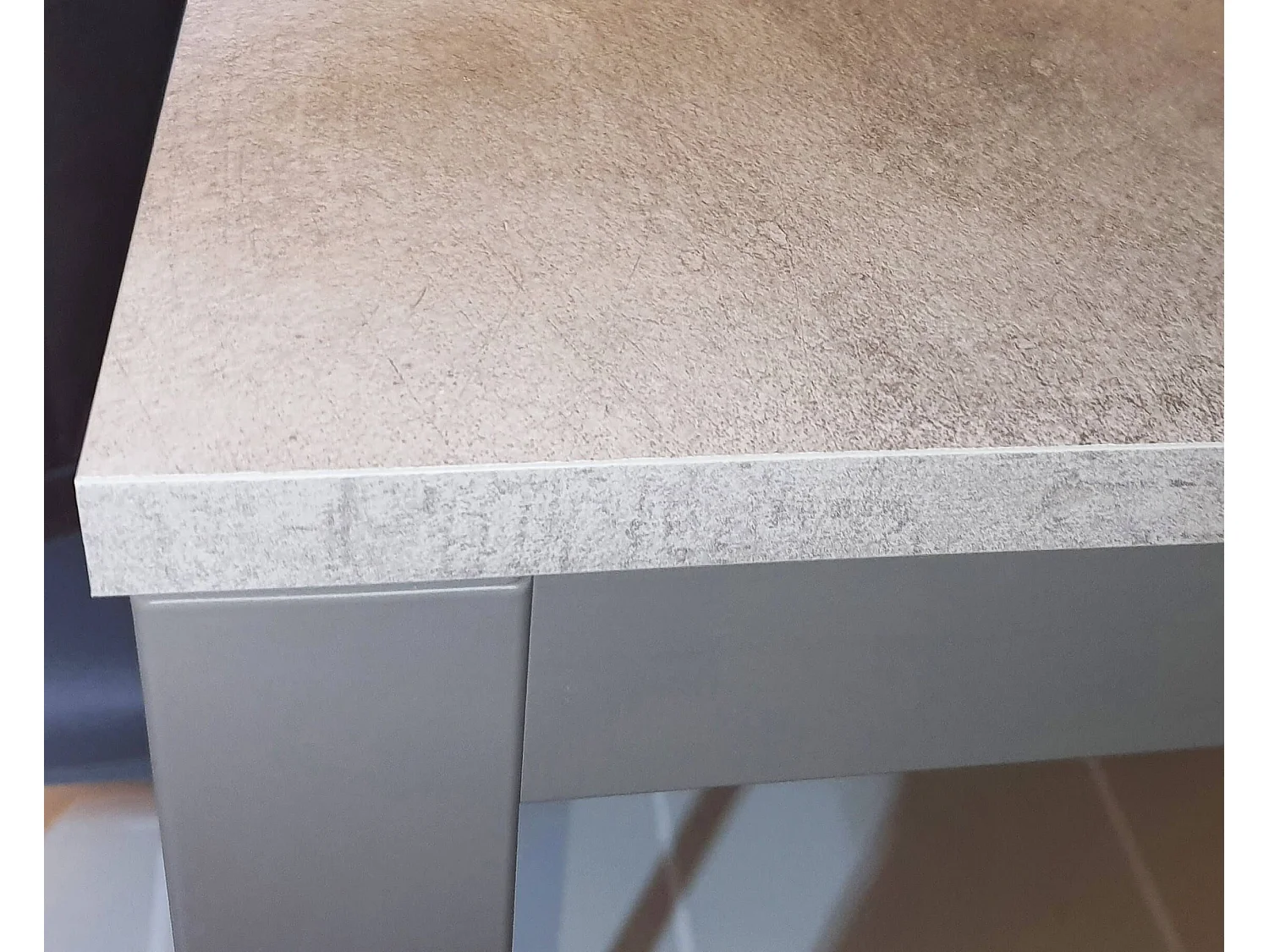 MilaniHome.it - Tavolo Da Pranzo Moderno Di Design Allungabile Cm 80x140/200 Rovere Grigio Per Sala Da Pranzo Cucina Ristorantedi coloreGrigio scuro