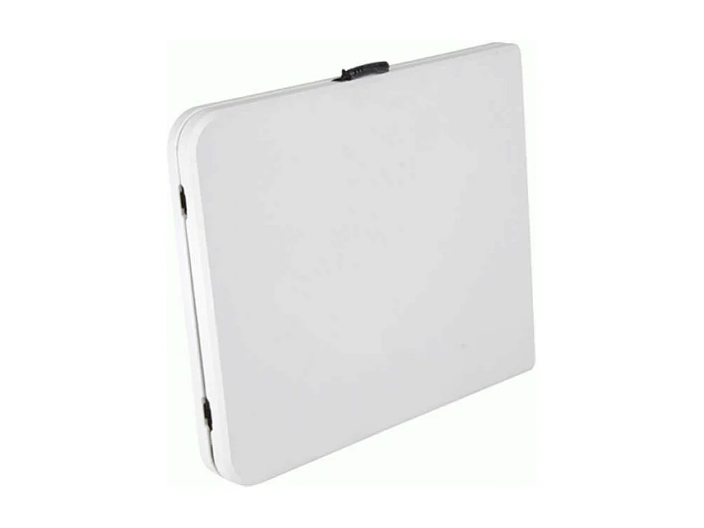 MilaniHome.it - Tavolo Catering Pieghevole Rettangolare In Metallo E Abs Bianco 120x60 Per Ristorante Matrimoniodi coloreBianco