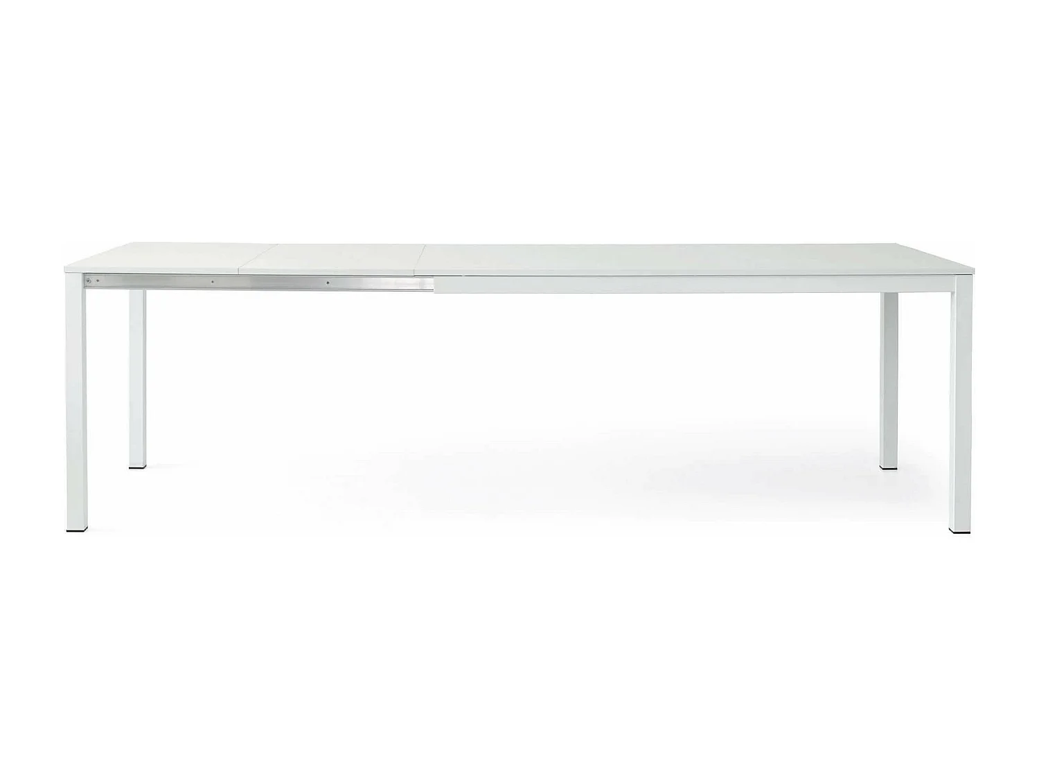 MilaniHome.it - Tavolo Da Pranzo Moderno Di Design Allungabile Frassinato 90x140/190di coloreBianco