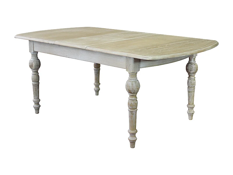 MilaniHome.it - tavolo in legno massiccio di design moderno industrial cm 150 x 100 x 75di coloreMarrone