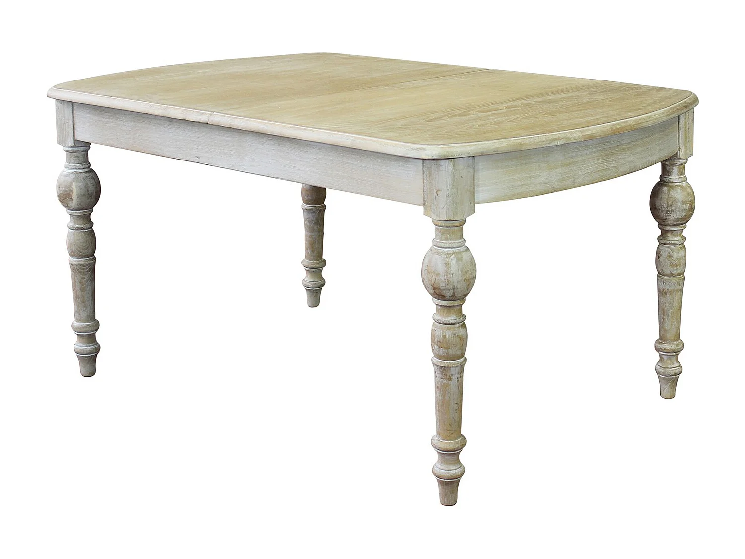 MilaniHome.it - tavolo in legno massiccio di design moderno industrial cm 150 x 100 x 75di coloreMarrone