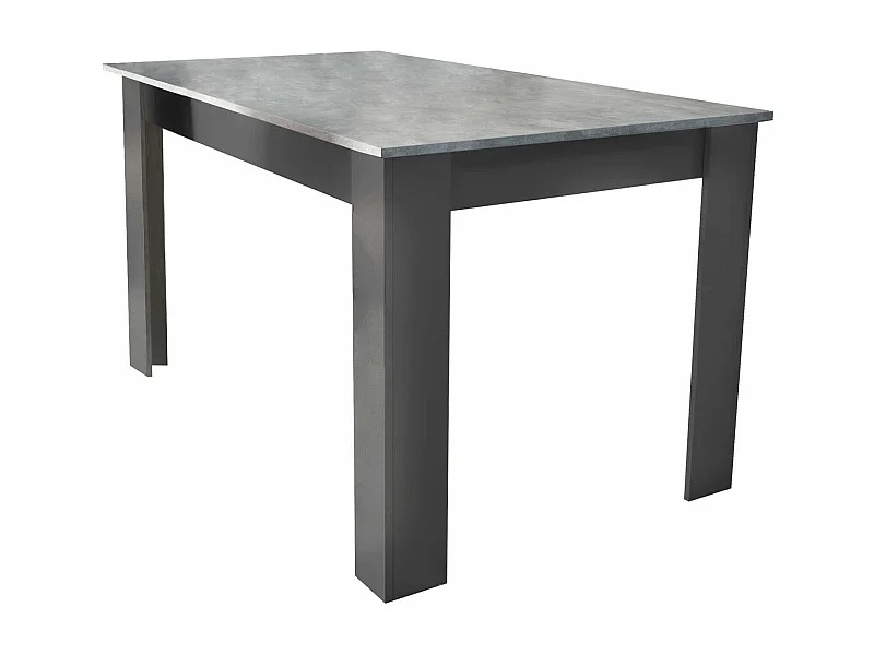 MilaniHome.it - tavolo da pranzo allungabile in legno di design per sala da pranzo 160/200x90x75 hdi coloreCemento