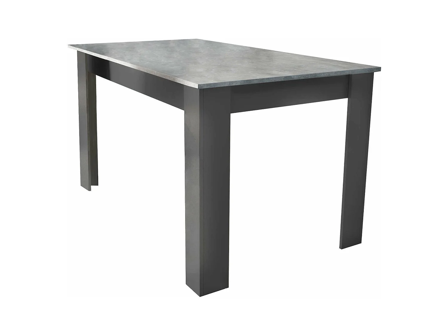 MilaniHome.it - tavolo da pranzo allungabile in legno di design per sala da pranzo 160/200x90x75 hdi coloreCemento