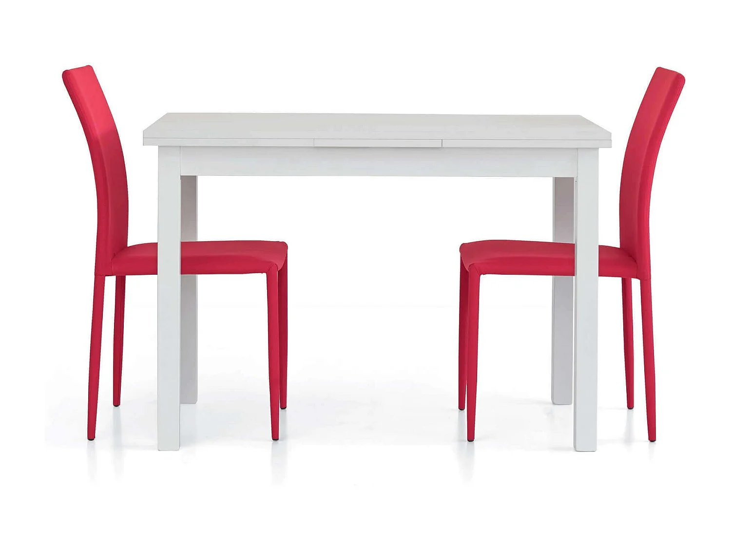 MilaniHome.it - Tavolo Da Pranzo Moderno Di Design Allungabile Frassinato 85x140/180/220di coloreBianco