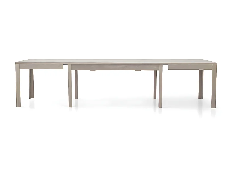 MilaniHome.it - Tavolo Da Pranzo Moderno Di Design Allungabile A Consolle Rovere Grigio Cm 90x160/203/246/289/332 Per Interno Sala Da Pranzodi coloreGrigio