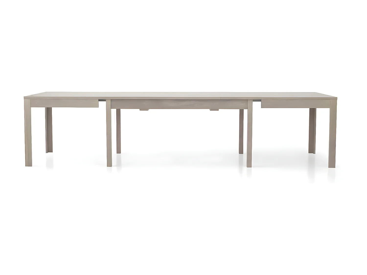 MilaniHome.it - Tavolo Da Pranzo Moderno Di Design Allungabile A Consolle Rovere Grigio Cm 90x160/203/246/289/332 Per Interno Sala Da Pranzodi coloreGrigio