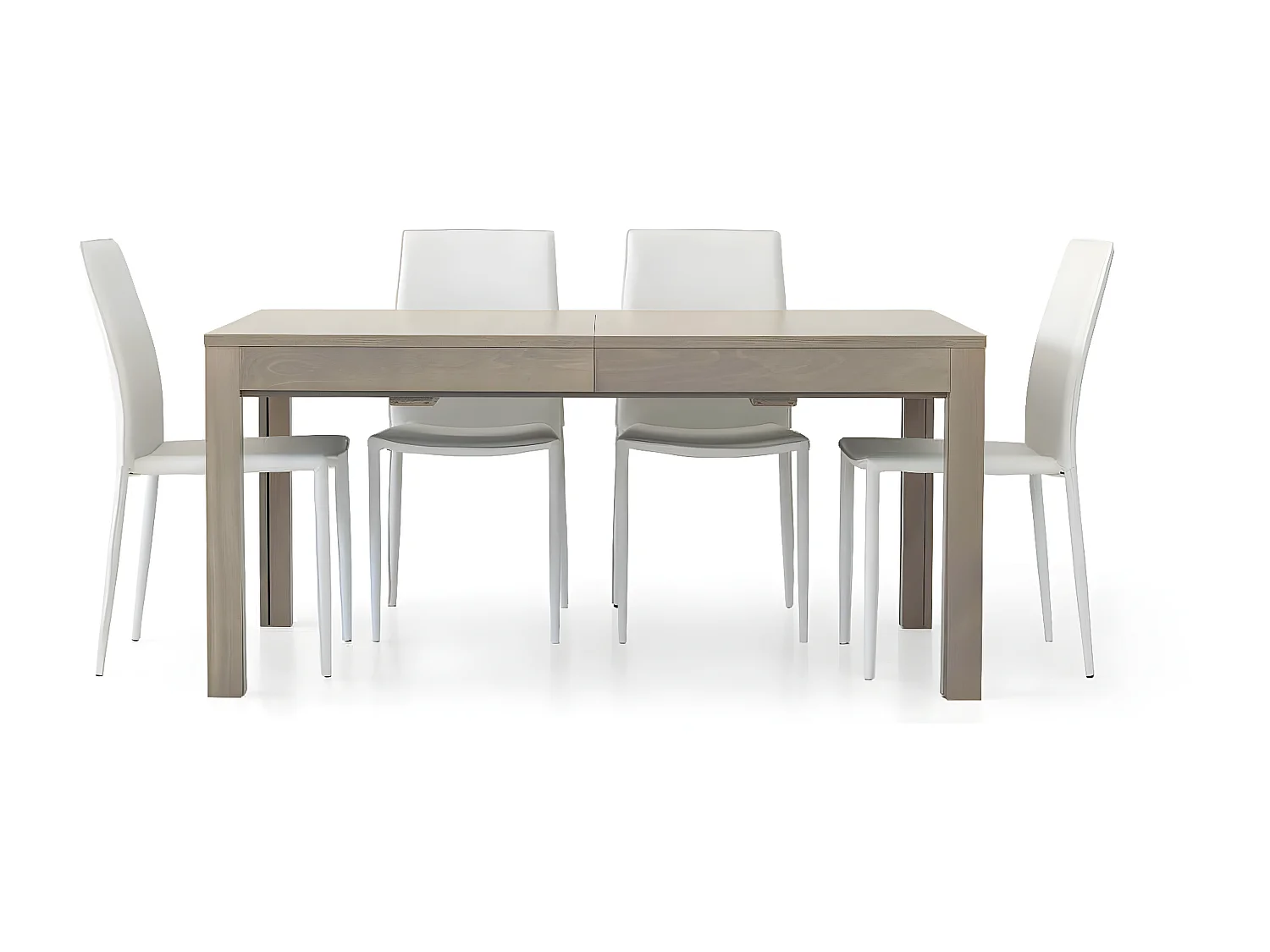 MilaniHome.it - Tavolo Da Pranzo Moderno Di Design Allungabile A Consolle Rovere Grigio Cm 90x160/203/246/289/332 Per Interno Sala Da Pranzodi coloreGrigio