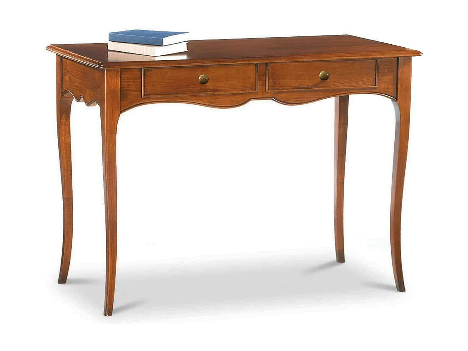 MilaniHome.it - Scrittoio Tinta Noce 110x56x80 Per Interno Sala Da Pranzo Salotto Cucina Ufficio Massello Arte Poveradi coloreTinta noce