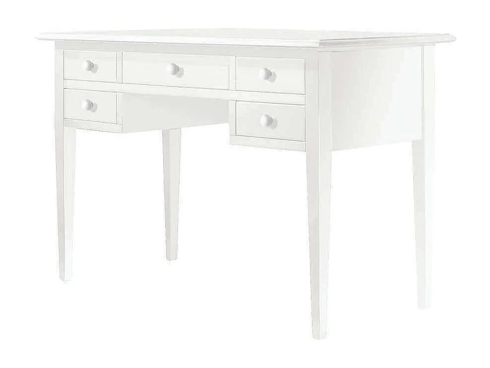 MilaniHome.it - Scrittoio 100x50 Bianco Per Interno Sala Da Pranzo Salotto Cucina Ufficio Arte Povera Massellodi coloreBianco