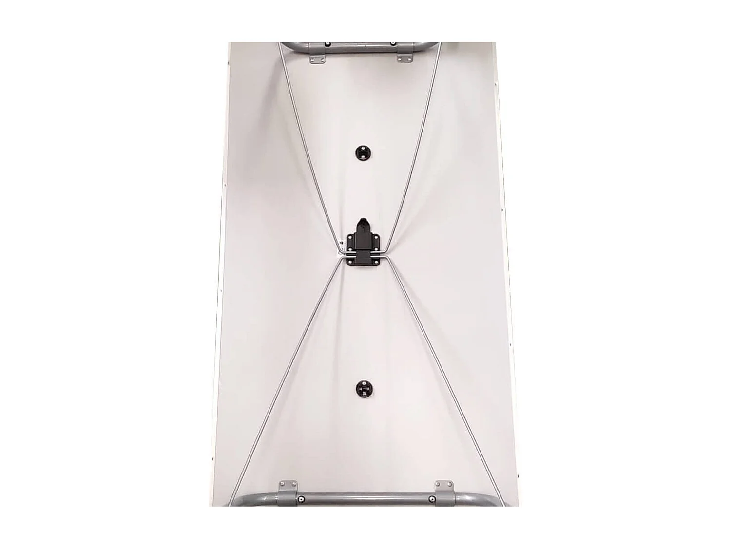 MilaniHome.it - Tavolino Pieghevole E Regolabile In Altezza 80x60 Per Campeggio Spiaggia Mare Piscina Giardinodi coloreBianco