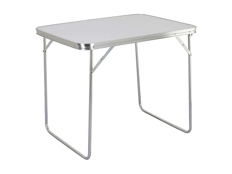 MilaniHome.it - Tavolino Pieghevole 80x60 Per Campeggio Spiaggia Mare Piscina Giardinodi coloreBianco