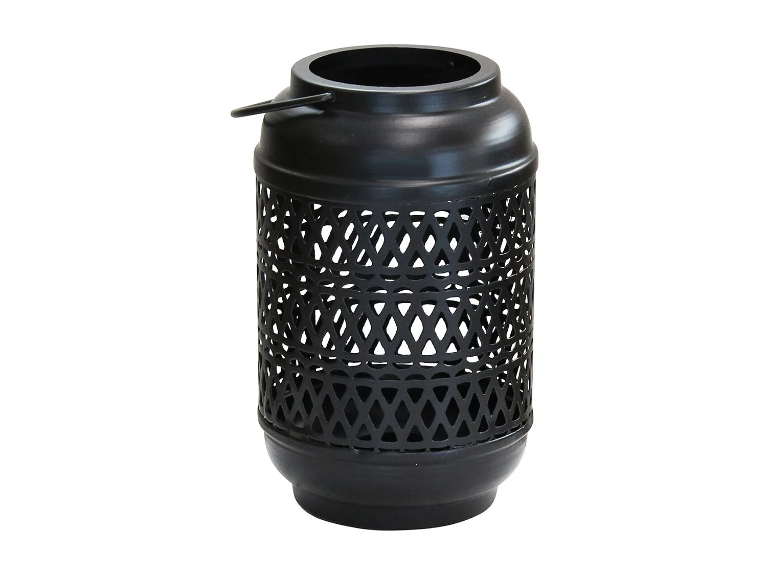 MilaniHome.it - lanterna in metallo di design moderno per giardino cm 10 x 10 x 17 hdi coloreNero