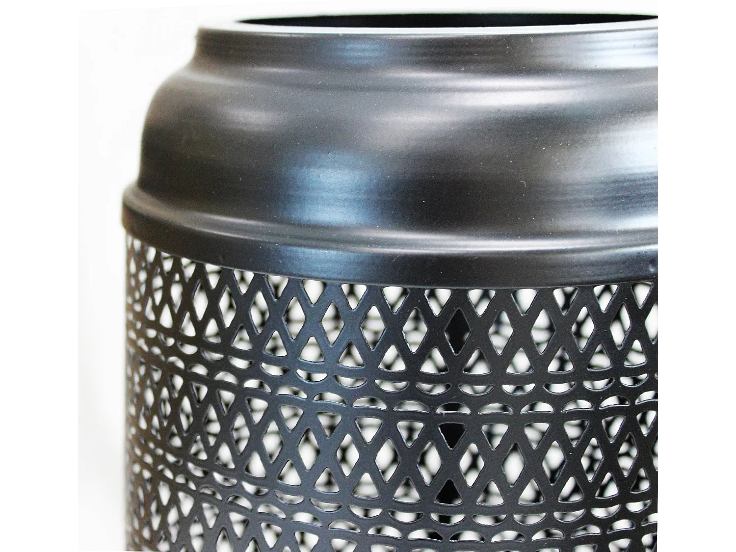 MilaniHome.it - lanterna in metallo di design moderno per giardino cm 10 x 10 x 17 hdi coloreNero