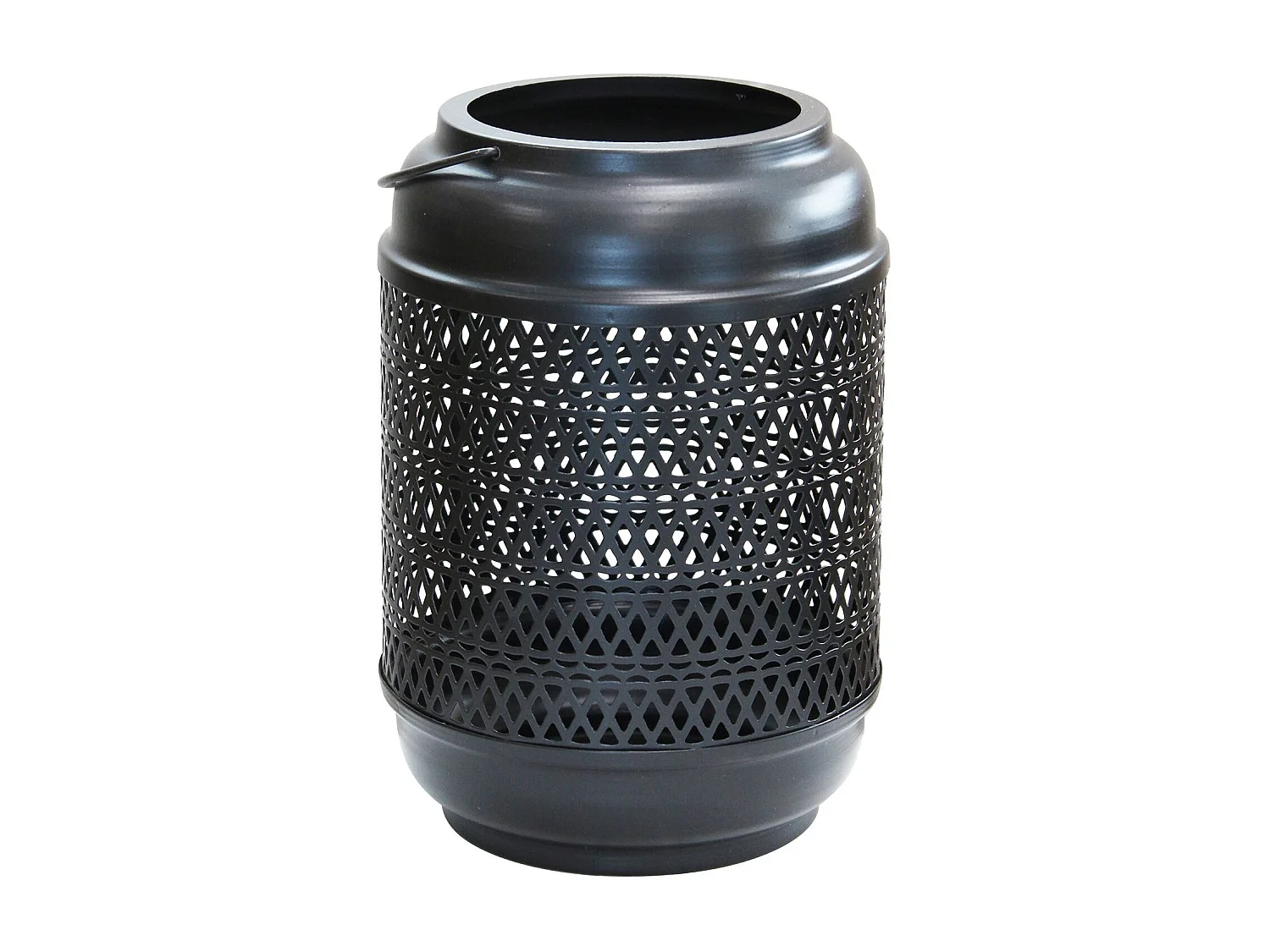 MilaniHome.it - lanterna in metallo di design moderno per giardino cm 17 x 17 x 26 hdi coloreNero