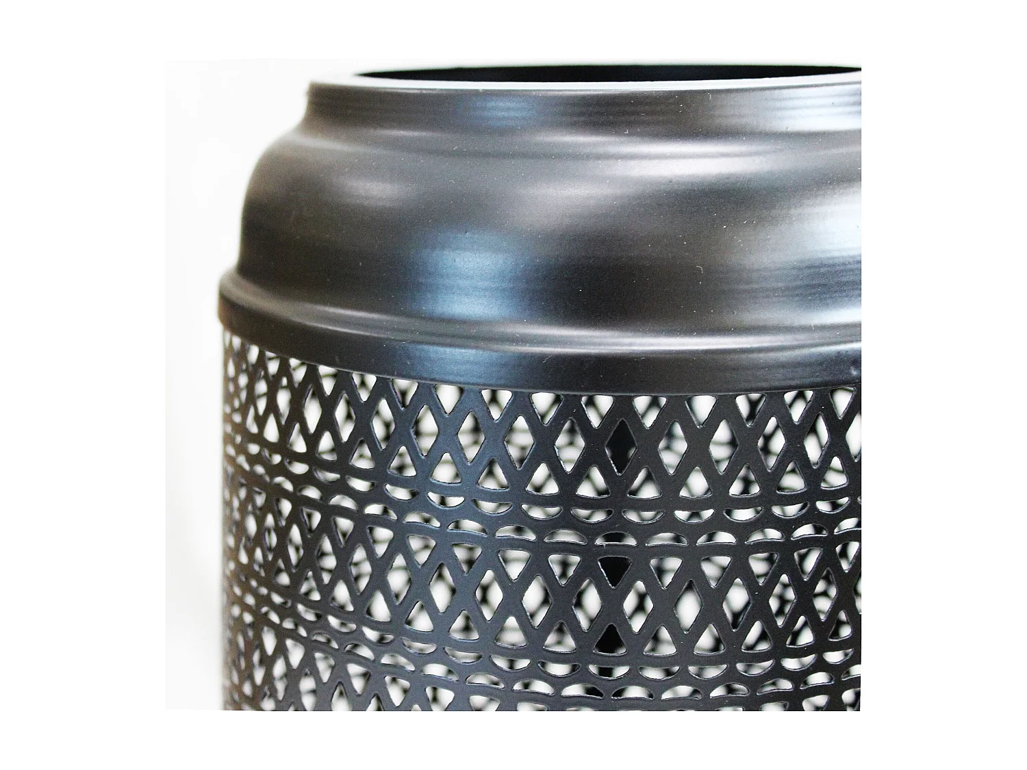 MilaniHome.it - lanterna in metallo di design moderno per giardino cm 17 x 17 x 26 hdi coloreNero