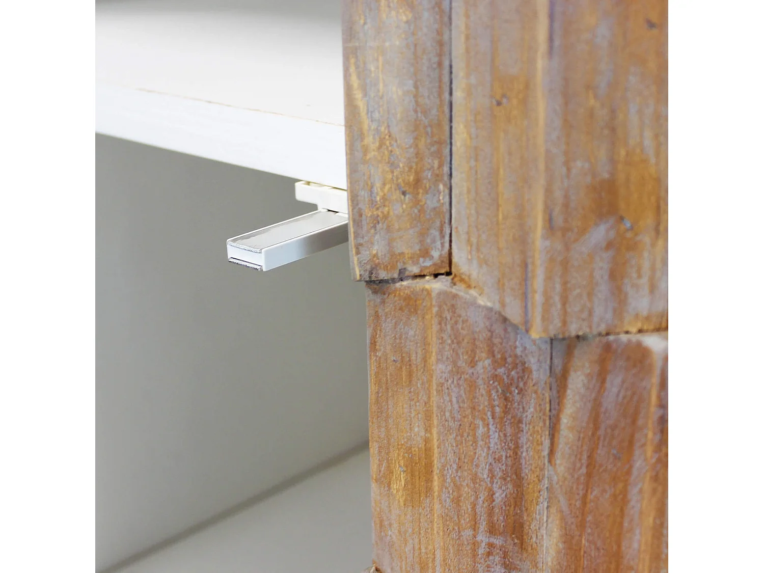 MilaniHome.it - madia a due ante con decoro in legno di design moderno per salotto cucina sala da pranzo cm 90x50x89 hdi coloreBianco