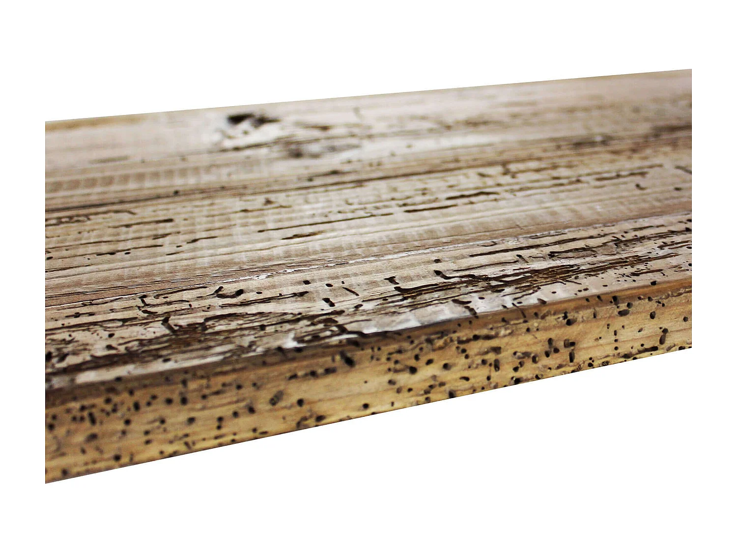 MilaniHome.it - credenza di design moderno in legno di pino riciclato massiccio stile moderno vintagedi coloreMarrone