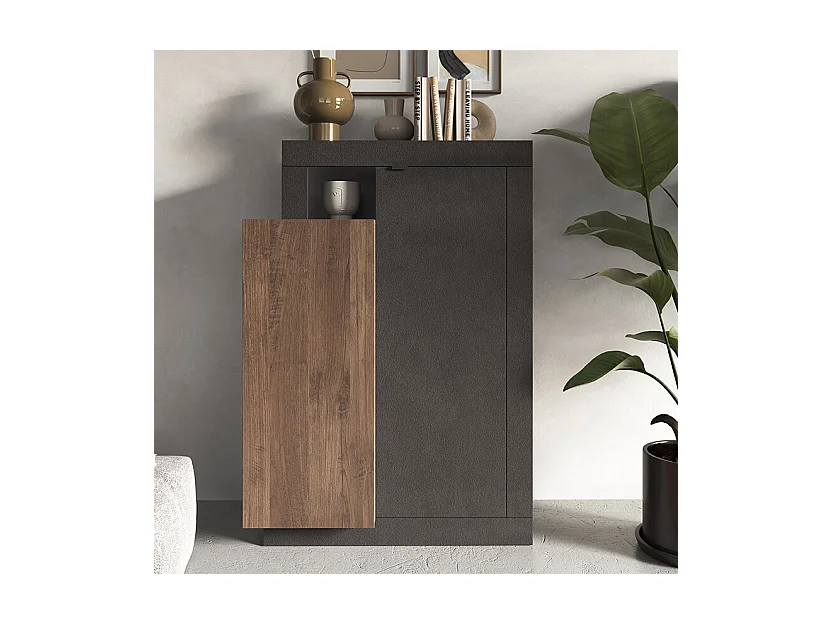 MilaniHome.it - madia di design moderno di design moderno industrialdi coloreAntracite