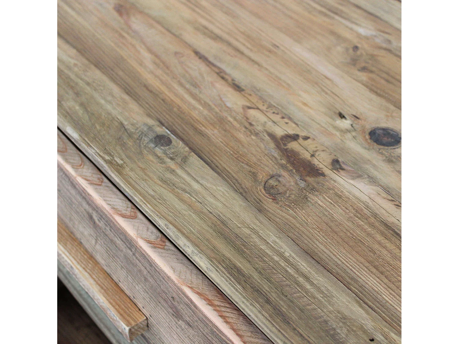 MilaniHome.it - Mobile Credenza Madia Stile Moderno, Porta Tv, Credenza Comodino 3 Cassetti 4 Ripiano, Legno Pino, Marrone, , Cm 160x48x85 Hdi coloreMarrone