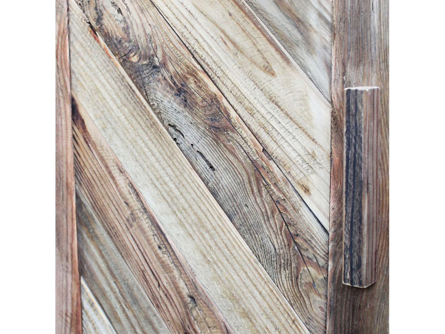 MilaniHome.it - Mobile Credenza Madia Moderna, Porta Tv 4 Ante, Legno Pino Massello Riciclato Cm 180x48x85 Hdi coloreMarrone