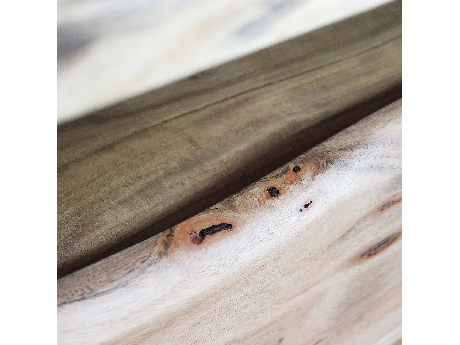 MilaniHome.it - madia in legno massiccio di design moderno industrial cm 180 x 40 x 80 hdi coloreMarrone