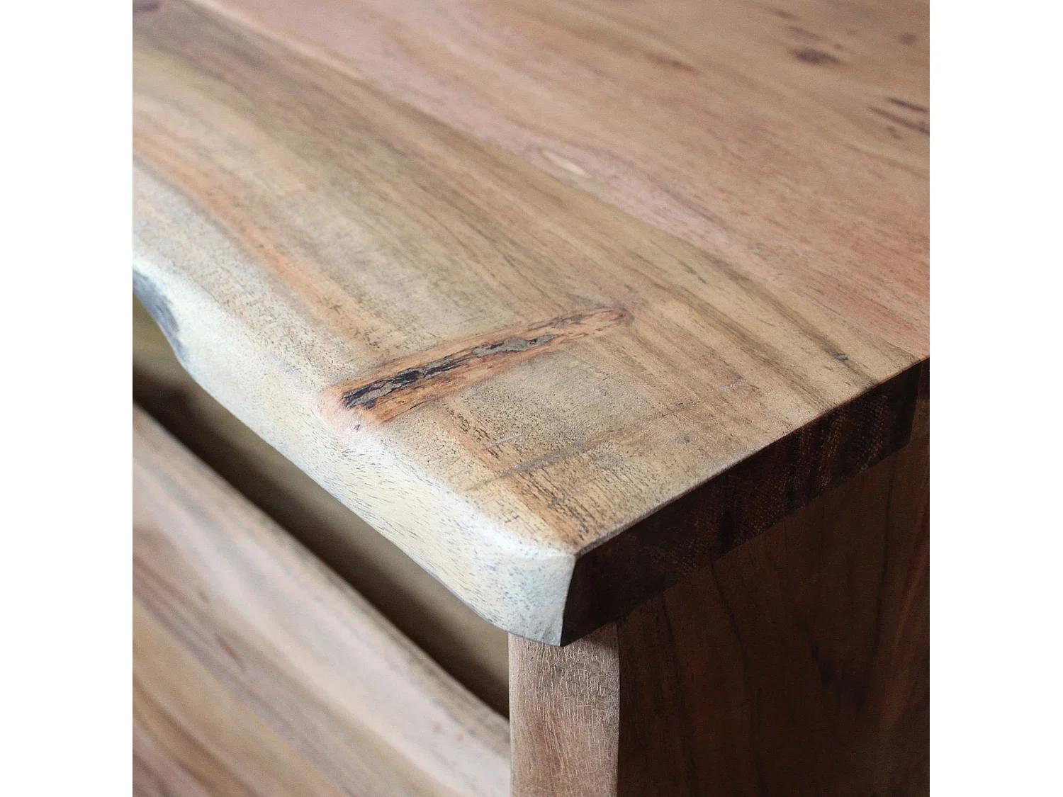 MilaniHome.it - madia in legno massiccio di design moderno industrial cm 180 x 40 x 80 hdi coloreMarrone