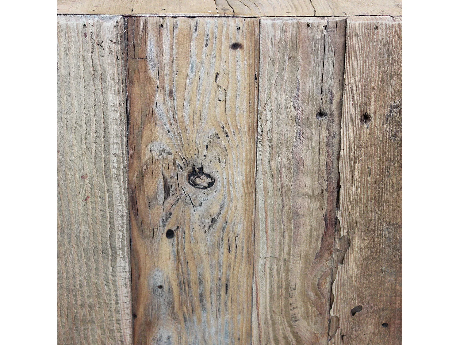 MilaniHome.it - Mobile Credenza Madia Moderna, Porta Tv 4 Cassetti, Legno Pino Massello Riciclato Cm 120x40x90 Hdi coloreMarrone