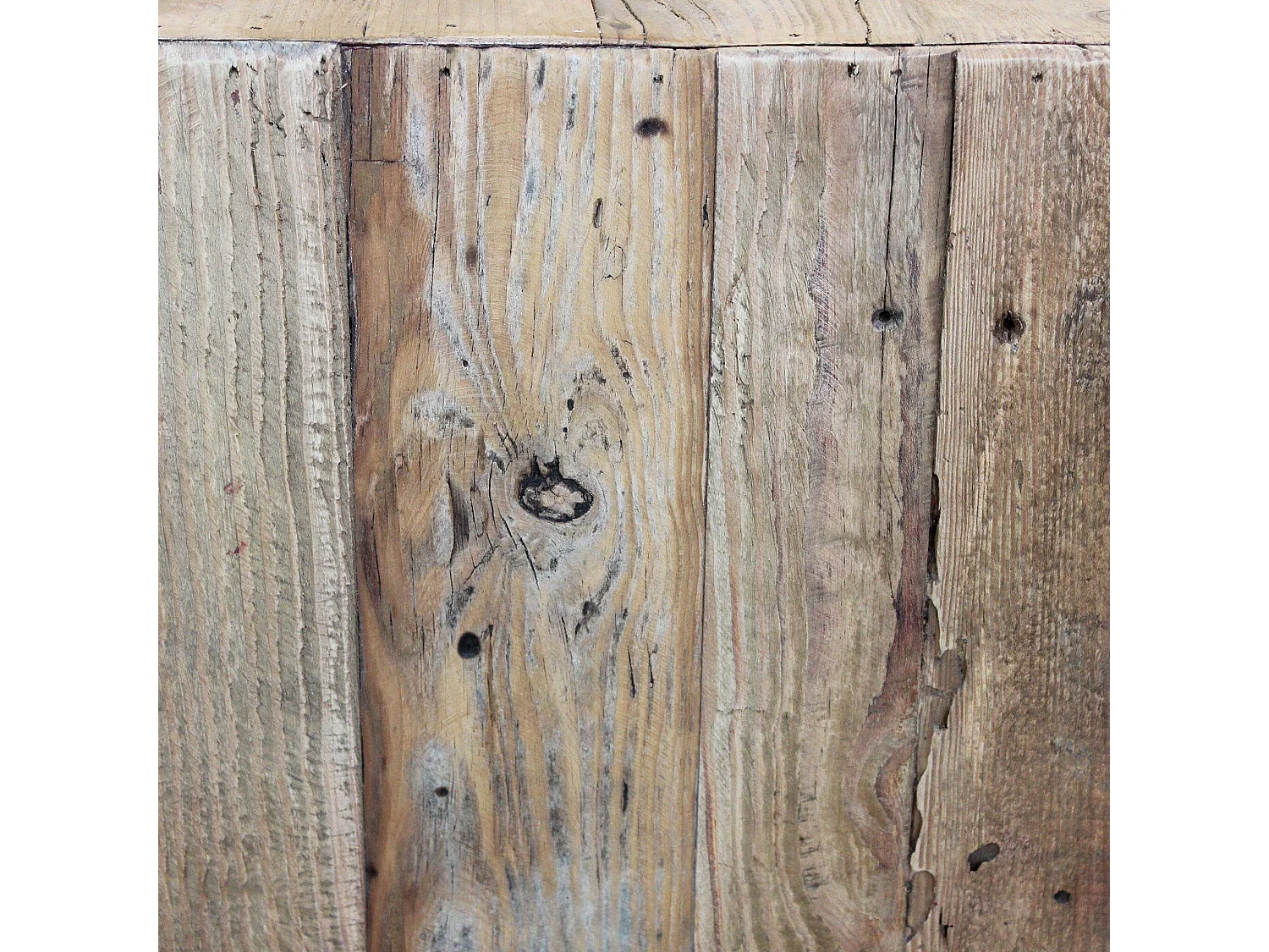 MilaniHome.it - Mobile Credenza Madia Moderna, Porta Tv 4 Cassetti, Legno Pino Massello Riciclato Cm 120x40x90 Hdi coloreMarrone