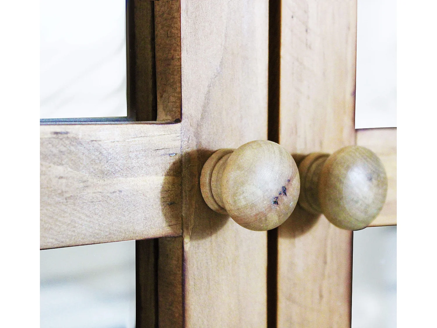 MilaniHome.it - credenza in legno 3 ante di design moderno vintage cm 177x40,2x103,5 hdi coloreMarrone