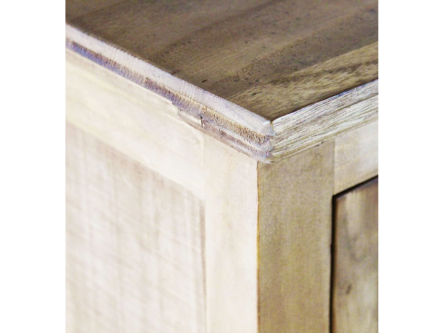 MilaniHome.it - credenza in legno 3 ante di design moderno vintage cm 177x40,2x103,5 hdi coloreMarrone