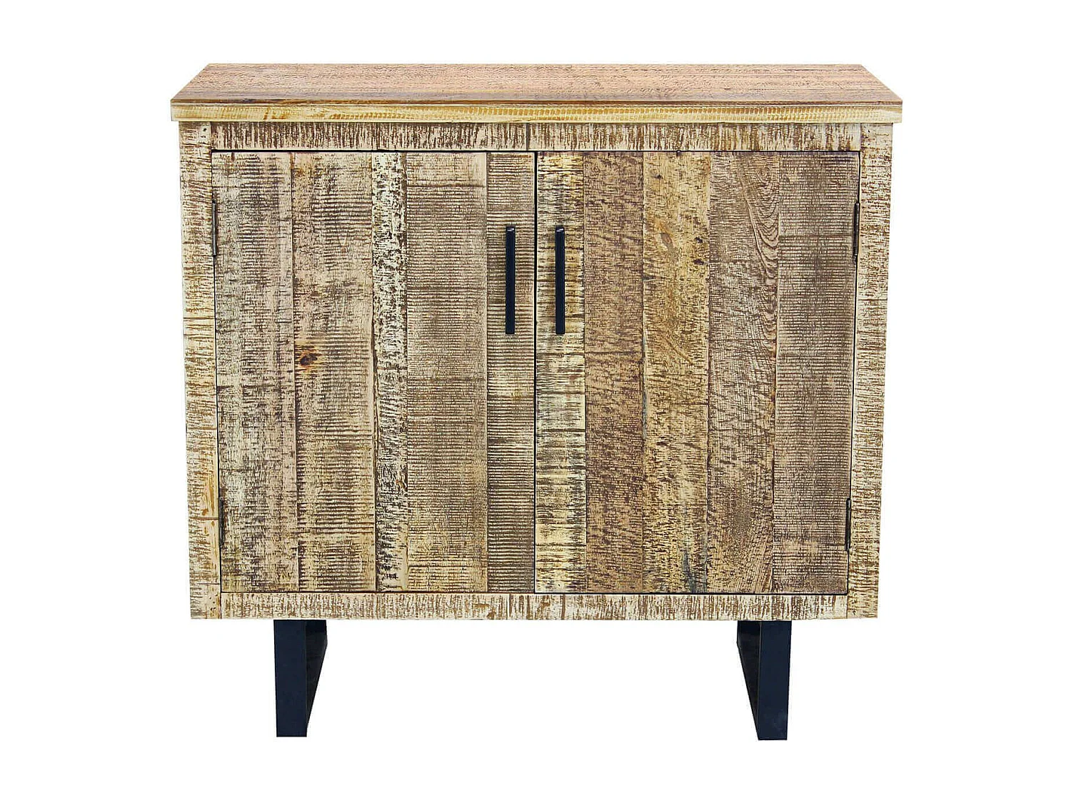 MilaniHome.it - madia a due ante in legno di design moderno per salotto cucina sala da pranzo cm 90x45x83 hdi coloreMarrone