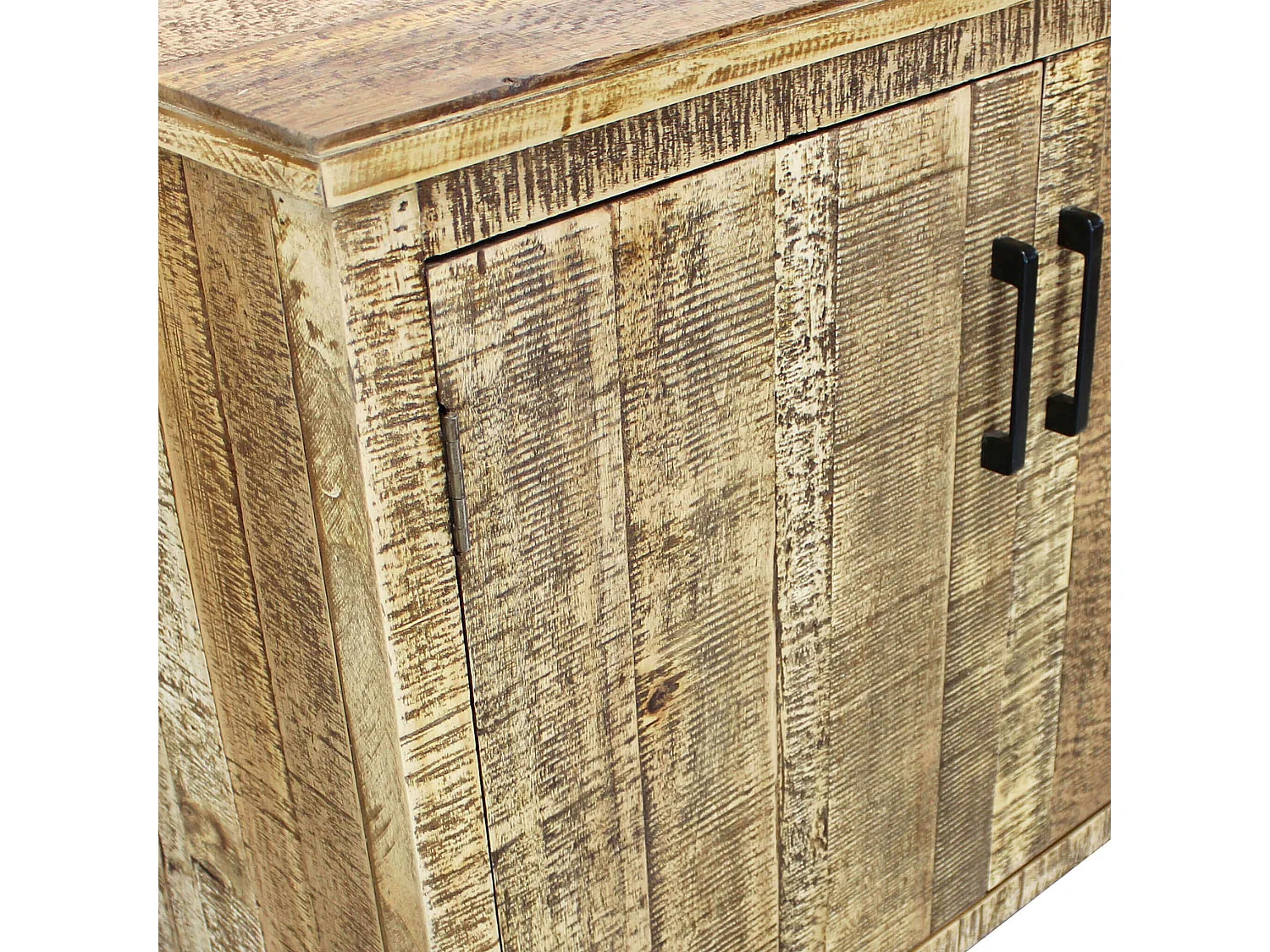 MilaniHome.it - madia a due ante in legno di design moderno per salotto cucina sala da pranzo cm 90x45x83 hdi coloreMarrone