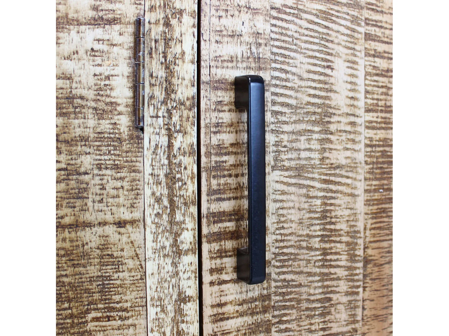 MilaniHome.it - madia a tre ante in legno di design moderno per salotto cucina sala da pranzo cm 135x45x83 hdi coloreMarrone