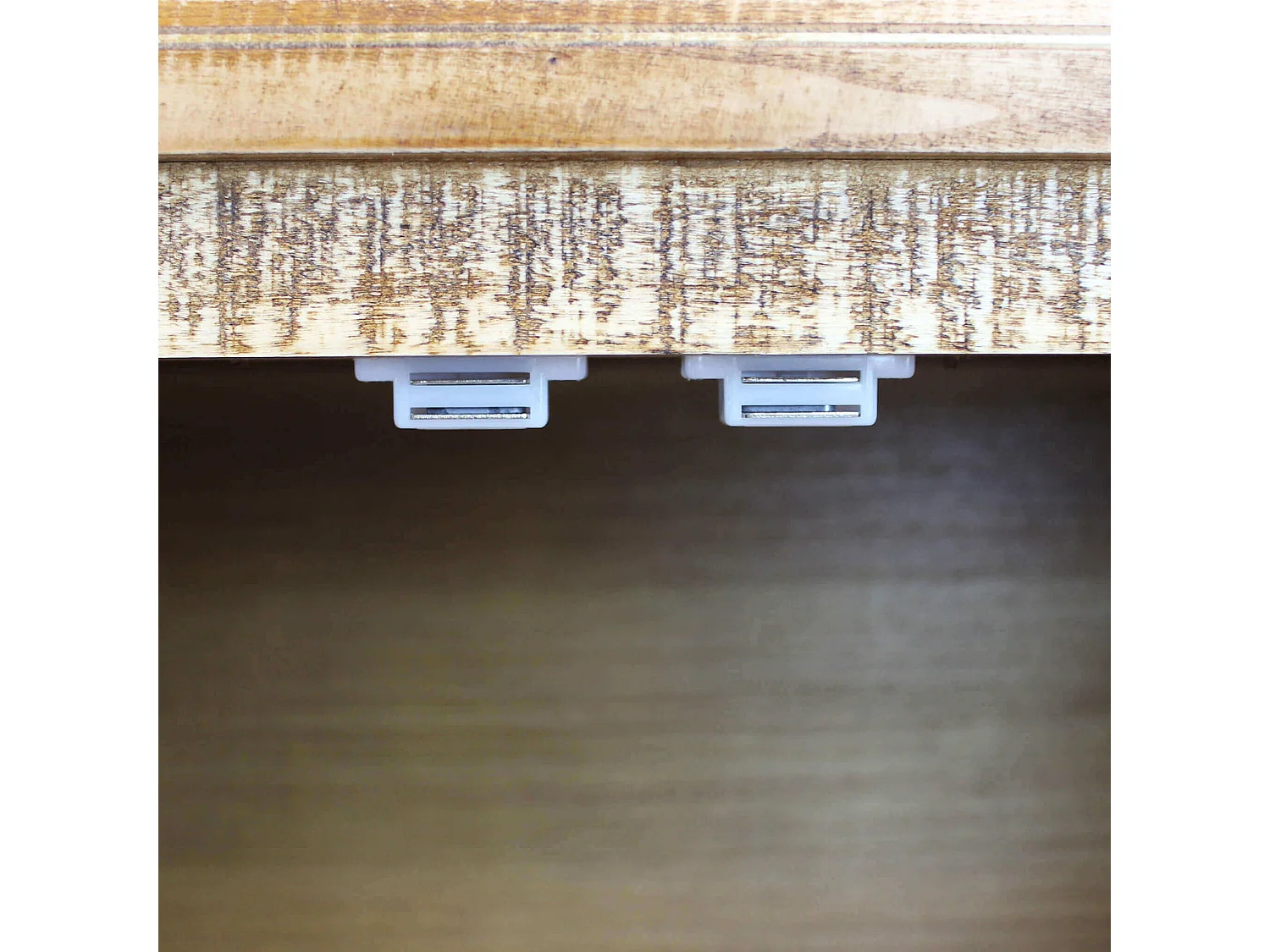 MilaniHome.it - madia a tre ante in legno di design moderno per salotto cucina sala da pranzo cm 135x45x83 hdi coloreMarrone