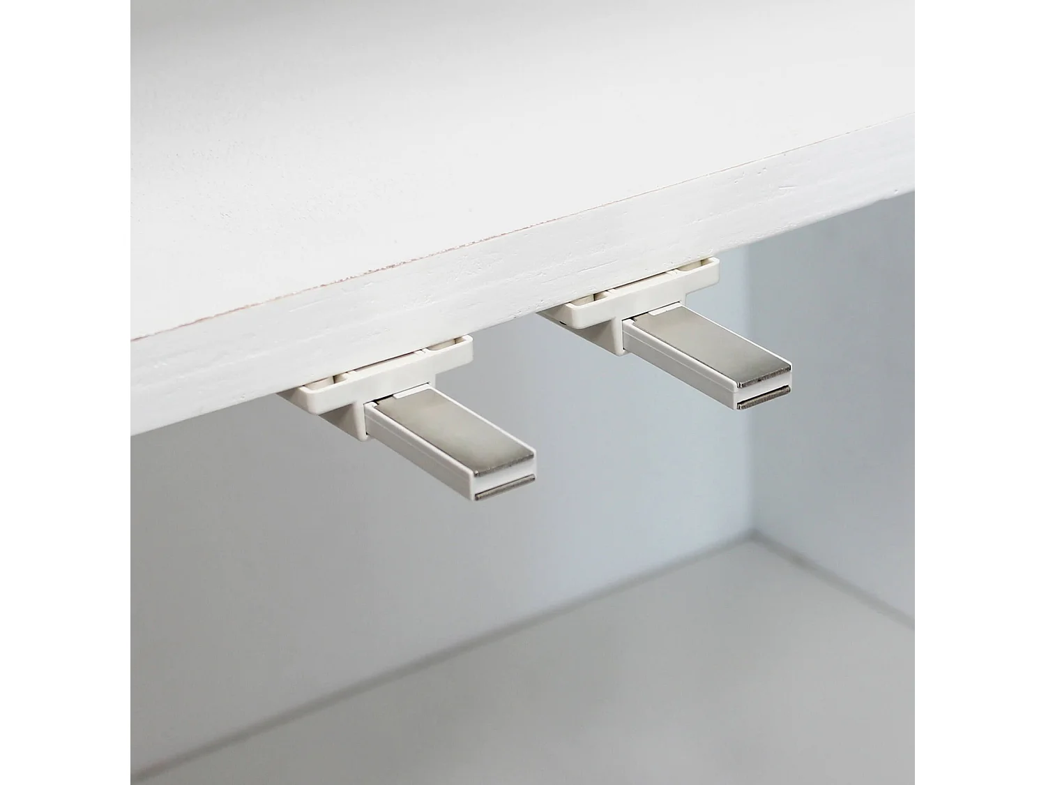 MilaniHome.it - porta TV con decoro in legno di design moderno per salotto cucina sala da pranzo cm 180x45x80 hdi coloreBianco